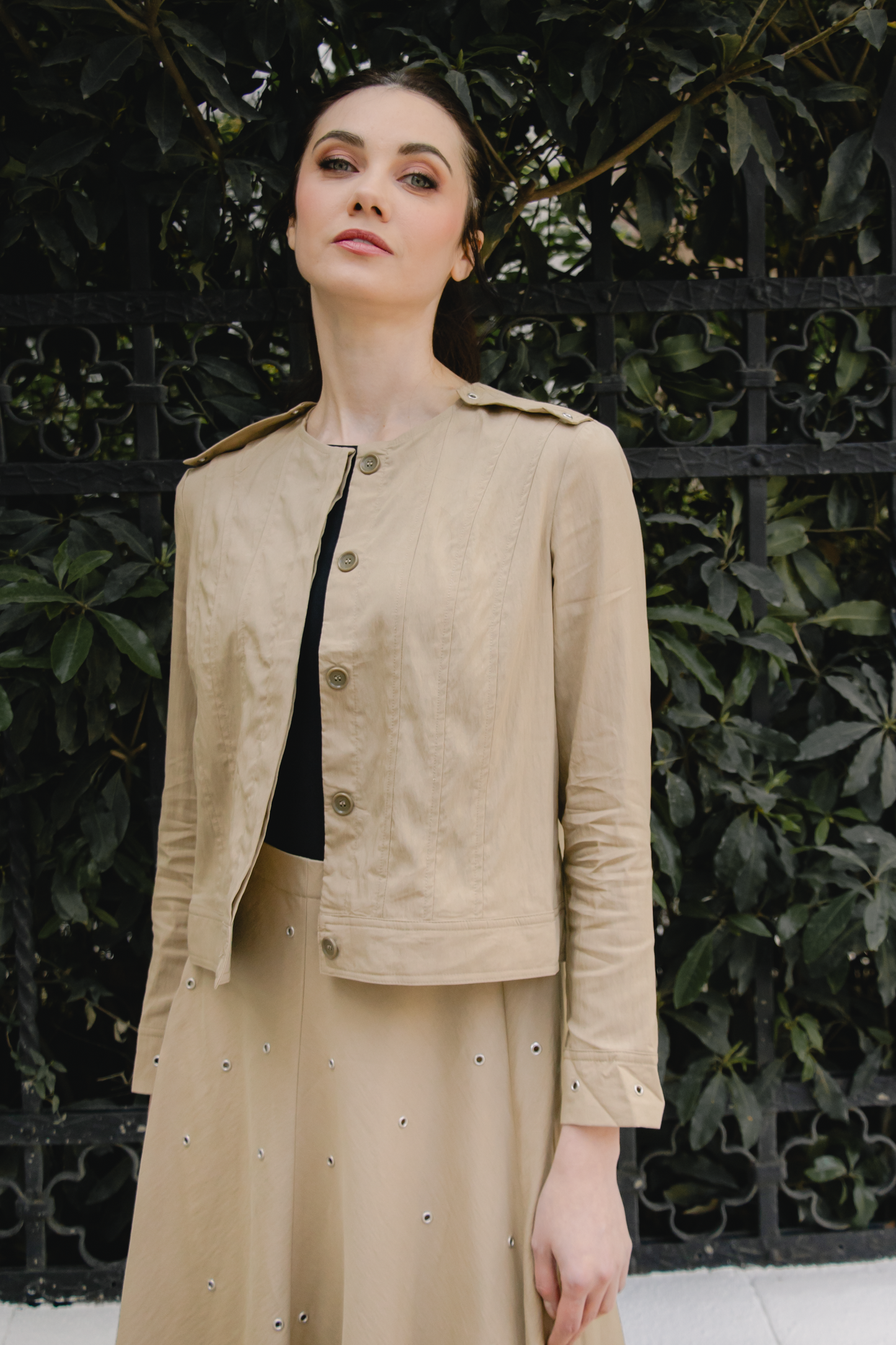 Metallic bloom jacket