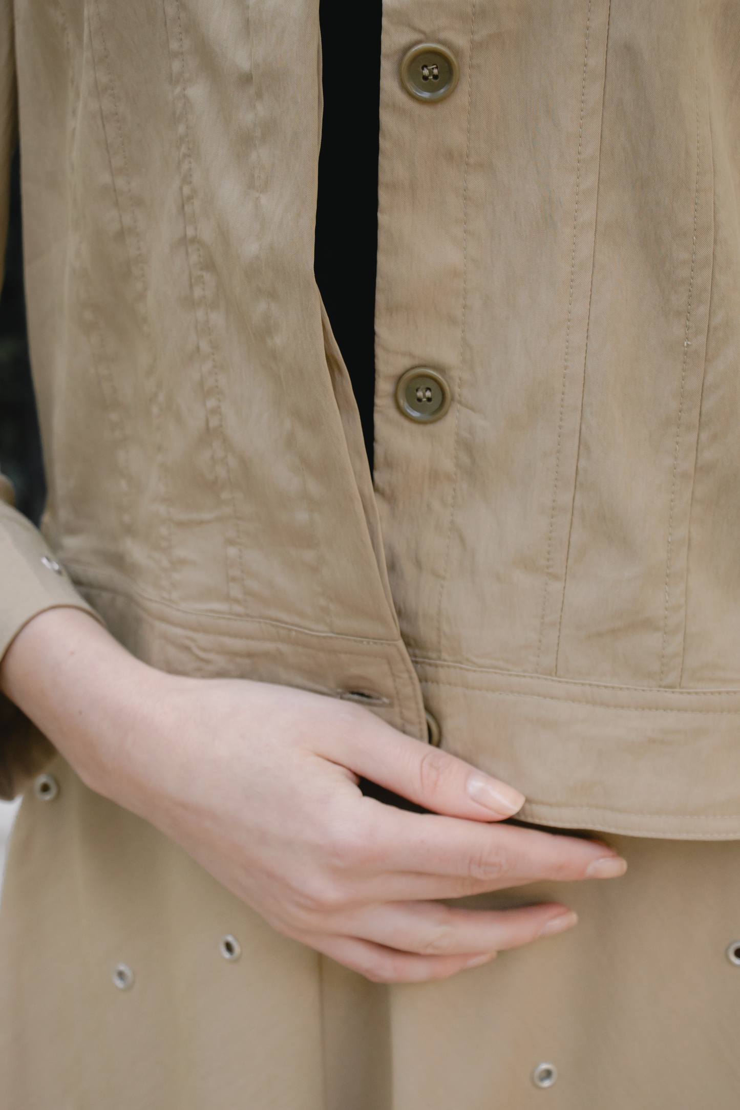 Metallic bloom jacket