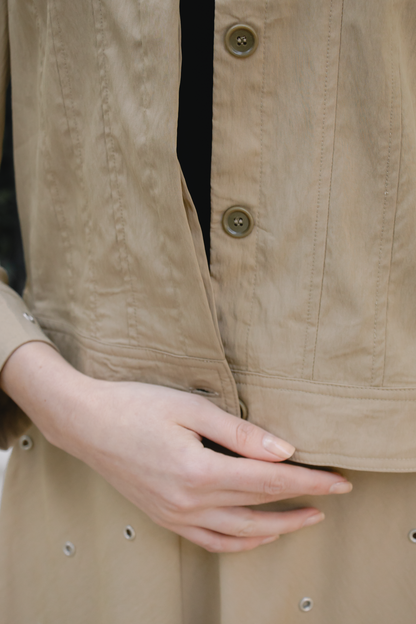 Metallic bloom jacket