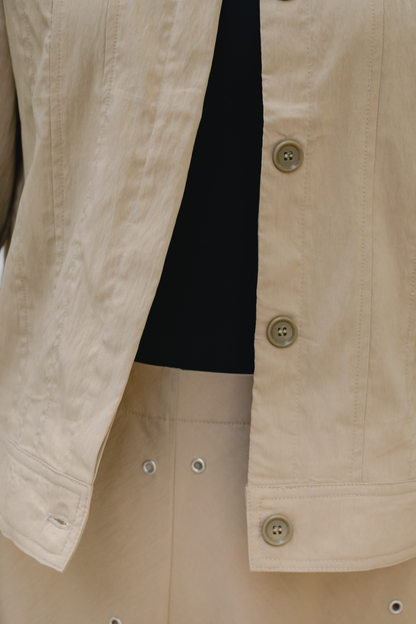 Metallic bloom jacket