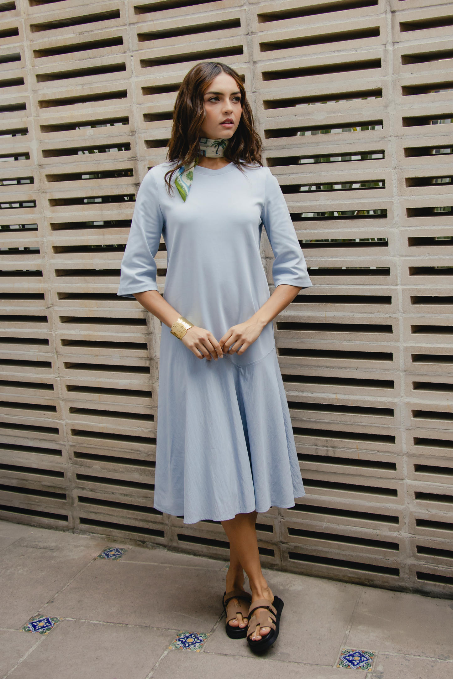 Azure Flow Dress