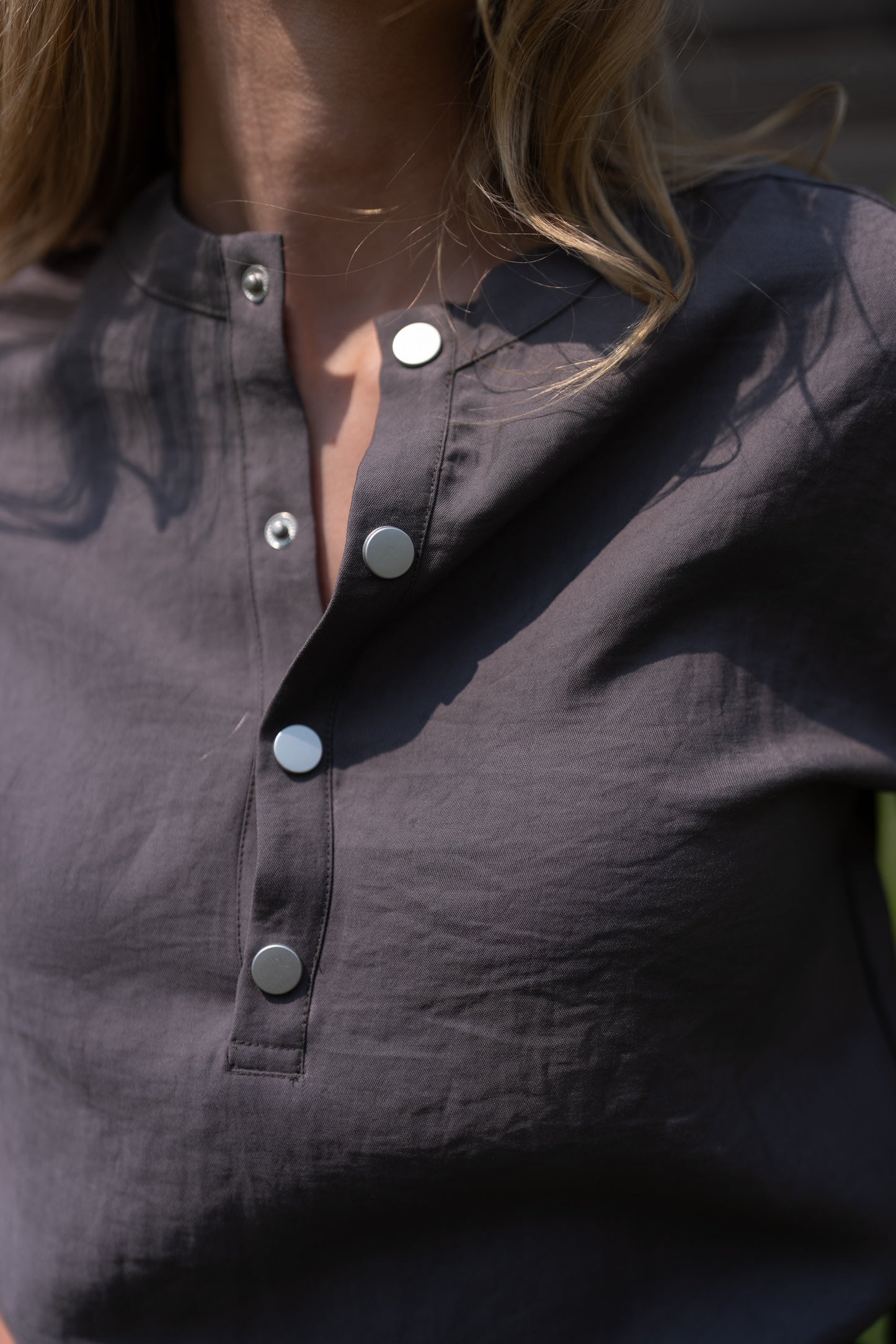 Urban Ease Front Button Top