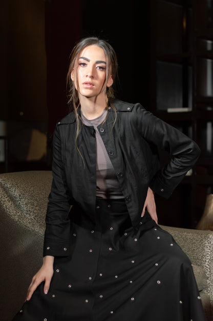Metallic Bloom Jacket