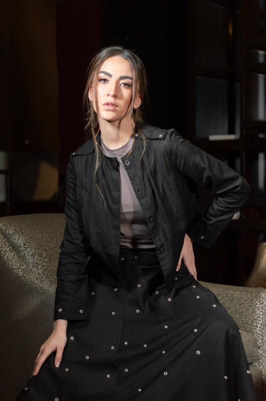 Metallic Bloom Jacket