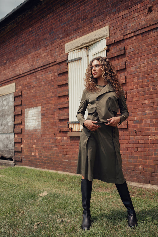 Olive Noir Jacket