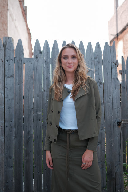 Olive Noir Jacket